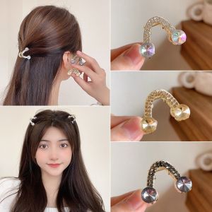 กิ๊บหนีบผม กิ๊บติดผมแบบโลหะ รูปสามเหลี่ยม เรียบง่าย สีสันสดใส เครื่องประดับผม