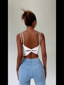 [LASYYOGA]Sports Bra Fitness Quick Dry Breathable Shockproof Halter Yoga Training