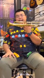 ทรัมเป็ต Overspeed ทรัมเป็ต trumpet เหมาะสำหรับวงโยทวาทิต ผู้เริ่มต้น อุปกรณ์ครบชุด คุณภาพดี ไม่กินลม - จัดส่งด่วน