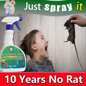 1000m No rats!🐁BY Rat off spray Rat repellent spray tikus Plant extract ingredients safe and non-toxic，free shipping Plant extract ingredients safe and non-toxic Semburan penghalau tikus Anti rat spray Rat Spray penghalau tikus