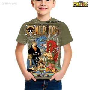 Bandai | Mens One Piece Anime T-Shirt Law Modern Print Boys Clothes Girls Short Sleeve Men Jersey Casual Lightweight