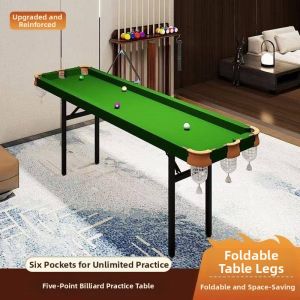 MEISITEKEKE | Five Point Precision Training Pool Table Foldable Home