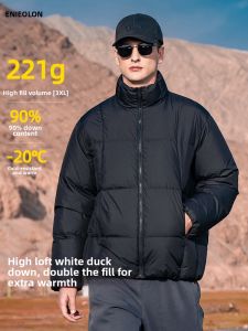 Enjeolon | High蓬 High Fill Power 90% White Duck Down Stand Collar Winter Jacket