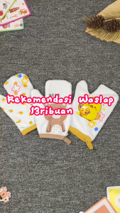 BABY LEON Washlap Mandi Bayi WL-05 Washlap Bayi Lembut Motif Waslap Bayi Washlap Jari Tangan Lap Mandi Bayi Balita Anak Handuk Bayi Baby Wash Lap
