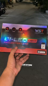 Bilens Projector Lens Biled WST A38 Double Laser 3 Inch 90 Watt Bluelens Merk WST