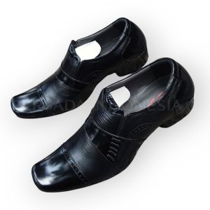 SEPATU PANTOFEL FORMAL PRIA ( GARANSI KULIT SAPI 100% ) MODEL 6039 MARUN ( PREMIUM HIGH QUALITY )