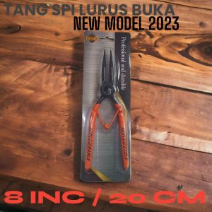 TANG SPI LURUS BUKA 8INC GAGANG KARET CR-V 7612
