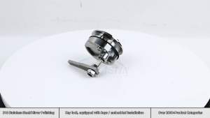 Marine Hardware Stainless Steel Turning Lock Flush Pull Lift Handle Locker Hatch Latch with Key