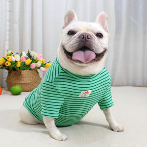Thickened Fleece Autumn Winter Dog Sweater Vest Cartoon Print Hooded Warm Coat for French Bulldog Boxer Bull Dog Cotton Pet Clothes