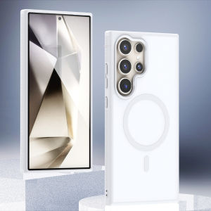 Shockproof Magnetic Wireless Charging Case For Samsmung Galaxy S24 S23 Ultra FE S24 Plus S22 S24+ S23+ Magsafe Bumper Cover