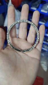 999 sterling silver auspicious totem ethnic style bracelet for men and womens retro solid open simple personalized jewelry bracelet gift