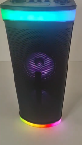 6.5  Inches Wireless Bluetooth Speaker with Colorful Lights for Outdoor Karaoke High Power Subwoofer Sound System