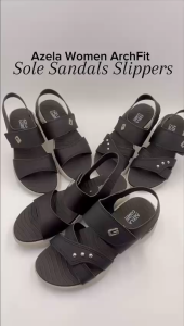 Azela Women ArchFit Sole Sandals Slippers Size 36-40 Selipar Wanita By Shoe Factory Malaysia