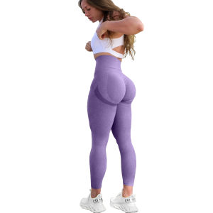 Quần Tập Yoga Nữ Liền Mạch Ôm Sát Thể Thao Co Giãn Dài Đến Mắt Cá Chân Size XS - XL Mùa Thu Đông.