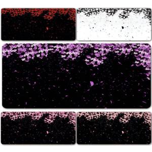 Bandai | Japan Black Sakura Gaming Mouse Pad Color Laptops Deskmat Cherry Blossom Mousepad Office Carpet Keyboard Computer Big Carpet