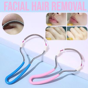 【Beauty Essential】Effortlessly Remove Facial Hair With Face Threading Tool Spring Loaded Handheld Device For Facial Hair Removal Device Lip Hair Removal Tool