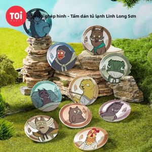 TOI | Authorized Movie Crossover Blind Box Puzzle Fridge Magnet Ornament
