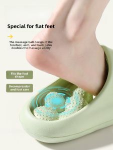 Arch Support Flat Foot Non Slip Slippers Bathroom Bath Special Foot Massage Men and Women Deodorizing Filter Sandals Plus Size