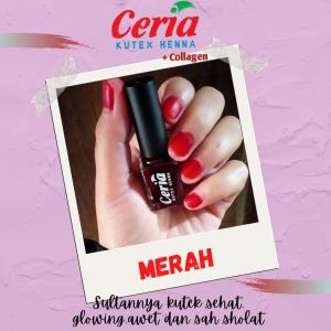 CERIA NAIL HENNA / CERIA KUTEK HENNA / KUTEK / HENA / PACAR KUKU / TUFFAH / NAURAA