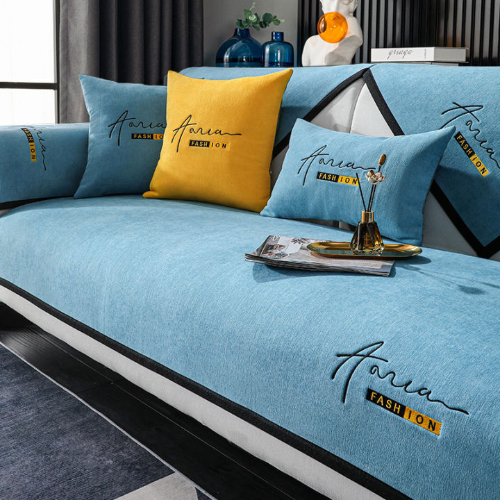 1/2/3/4 Seater Anti Slip Sofa Covers Dog Mat Cushion All-inclusive  Multi-size Corner Sofa Towel Sectional Sofa Cushion Blanket
