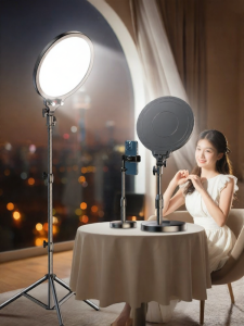 CRENOV | Đèn LED Vòng Mềm cho Quay Livestream và Chụp Ảnh