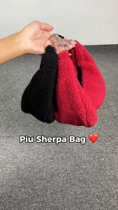 Tas Selempang Mini Sherpa - Tas Sling Bag Kecil Unik Resleting - Hand Bag Kecil - Hazesac Piu Sherpa