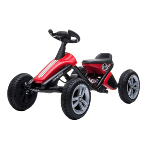 Childrens Four-Wheel Trike Pedal Kart Bike Fitness Sports Toy Boys Girls Baby Kids Bicycle Pedal Car Iron Frame No Brake System