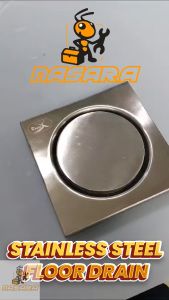 Nasara 6 Inch Stainless Steel Two Way Floor Grating Cover Anti Smell Floor Drain Connector / Lantai Penutup Longkang / 地板水沟盖