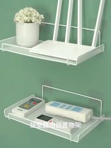 Mounted WiFi Router Shelf: A Living Room Storage Solution
