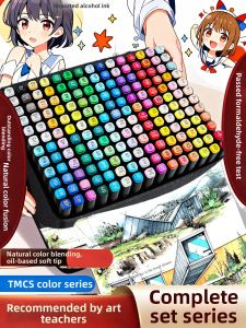 Touch mark | Double-Tip Waterproof Fast-Drying Marker Pens for Students