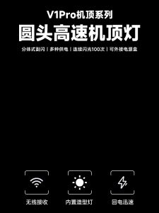 GODOX V1 PRO C 2.4G Camera Flash 1/8000s HSS 1.3s Recycle Time with M/TTL Flash Mode 10 Levels Adjustable Brightness Support Type-c Powered with Power Supply Port & Detachable Sub Flash Speedlite Compatible with Canon EOS Cameras
