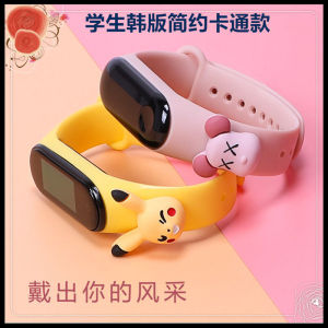 Childrens LED Cartoon Watch Time Only Waterproof Shockproof Night Light Smart Bracelet for Boys And Girls Student Wristwatch