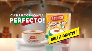 Fresco Kopi Kemasan Cappucino 9 Pcs x 25 gram
