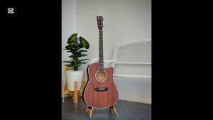 กีต้าร์โปร่ง Matinlee MD-4145 / KAMA K-4145C ไม้มะฮอกกานี ทรงเว้า หัวลูกบิดพรีเมียม