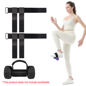 No-Slip Dumbbell Foot Attachments1Pair Adjustable Ankle Straps for Weight LiftingLeg Training &Home Gym Workouts for Men Women