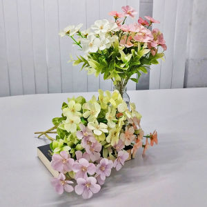 Unico PBP110 Tanaman Hias Bunga Tangkai Melati Plastik Buatan Ornamen Hiasan Dekorasi Rumah Artificial Jasmine Flower Decoration Pajangan Rumah COD