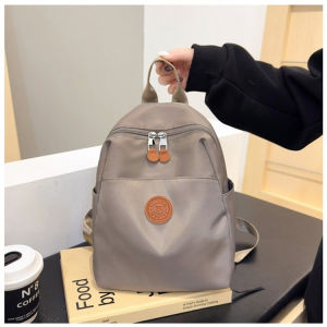 Casual Oxford Cloth Double Shoulder Bag for Commuting And Traveling Lightweight Portable Backpack with Zipper Closure And Padded Back