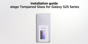 elago Tempered Glass Screen Protector Compatible for Samsung Galaxy S25 Galaxy S25 Plus Galaxy S25 Ultra