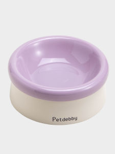Petdebby | Leakproof Large Diameter Raised Pet Bowl
