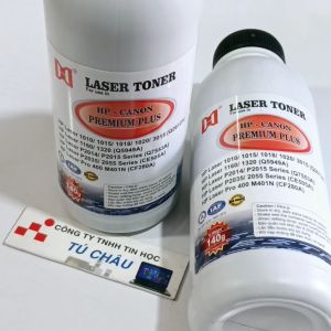 Bình mực in bơm cho HP CANNON: HP 12A 53A 0.5A FX9S  / Canon 2900 103 303 308 703 (NET 140g) / Màu Đen