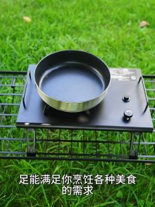 Bếp gas gấp cắm trại dã ngoại ngoài trời Bếp gas gấp gọn có túi đựng kiểu dáng sang trọng an toàn công suất lớn