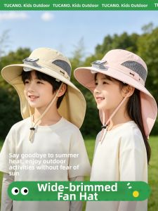 TUCANO | Sun Protection & Solar Charging Fan Childrens Outdoor Hat