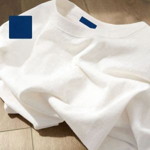 Heavyweight Pure Cotton Short Sleeve T-Shirt Mens Summer New Style Loose Large Size Trendy Base Clothing for Couples