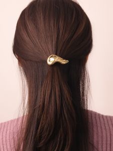 Low Ponytail Metal Hair Clips Japanese Style Storage Hair Accessories for Women with Little Hair Sweet And Cool End Hair Decorations