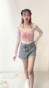 Kaos Lengan Panjang Atasan Kekinian Fit Body Off Shoulder Blouse Korea Halter Red Casual Top
