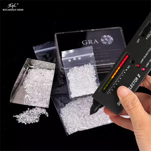 Bocarman.ph 0.8mm~6.0mm Small Size Round Moissanite Diamond D GH VVS1 High Quality Source Factory Wholesale White Moissanite Loose Gemstone Stones for Jewelry