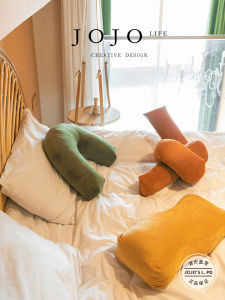 Adorable Velvet Pillow Unique Shape Sofa Living Room Cushion JOJOS L. PD.Paper Soft PP Cotton Filled Home Decorative Pillow