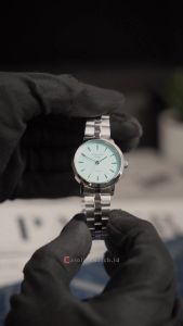 Jam Tangan Wanita Christophe Arden CA 1002 LHBSSLB Light Blue Dial Silver Stainless Steel Strap