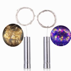 3M 2M 3PCS Colorful LED Silver Line Wine Bottle Cork Starry Light String for Festival Wedding Christmas Decoration Party Decor