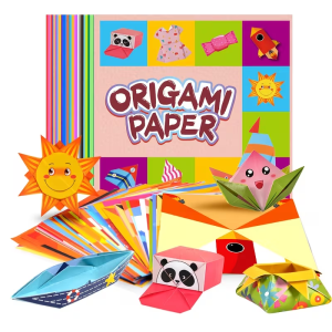 Bộ Giấy Origami Sáng Tạo Với 54 Tờ Giấy Hai Mặt Và Sách Hướng Dẫn Cho Các Dự Án Nghệ Thuật Và Thủ Công Tự Làm